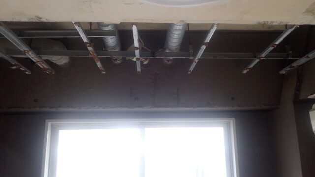 ボード撤去後の状況